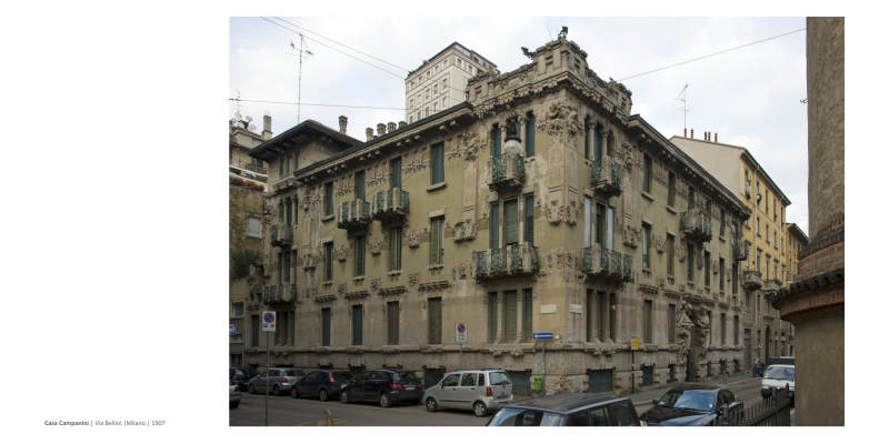 Casa Campanini, Via Bellini, Milano