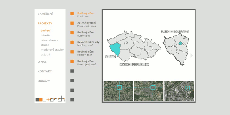 plusarch.cz, projects